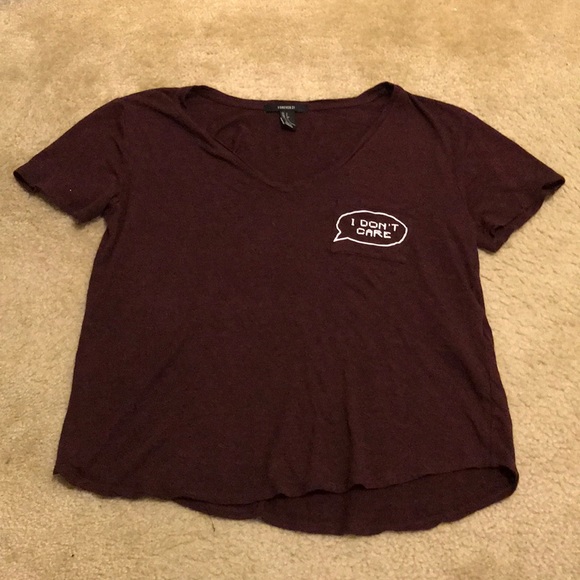 Forever 21 Tops - 🧚‍♀️8/$24🧚‍♀️Forever 21 S Maroon T-Shirt